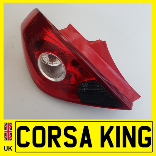 Corsa D - 3 Door Rear Light Tail Light Left Side, Passengers Side, NS LH - 13211840