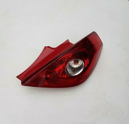 Vauxhall Corsa D 3 Door Drivers Side Rear Light 2007-15 (Clean) 13211841 & Bulbs