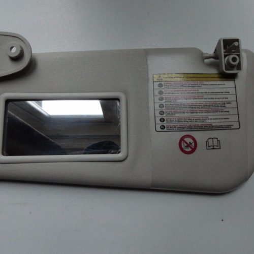 Fiat Grande Punto - 06-10 Passenger Sun Visor / Left Sunvisor With Clip N/S MINT