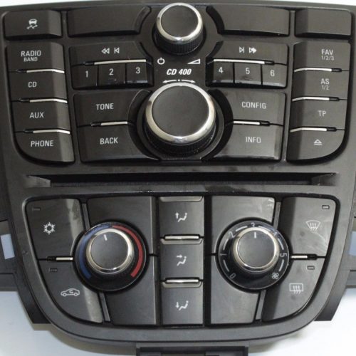 Vauxhall Astra J COMPLETE Radio CD Player & Vent Control Panel 13346050 13346092