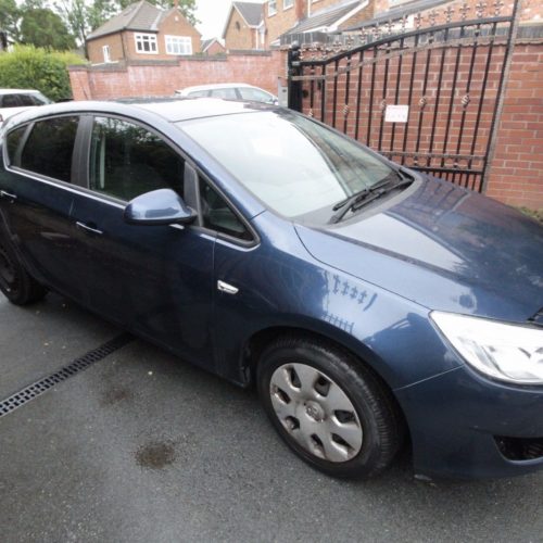 Vauxhall Astra J MK6 Drivers Wing - Waterworld Blue Z22A GEU, BREAKING FULL CAR