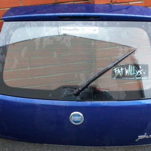 Fiat Grande Punto Tailgate Boot With Glass & Rear Spoiler - Blue 599/a Excellent