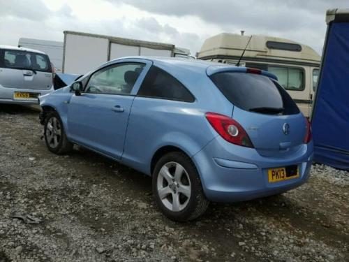 BREAKING MK4 VAUXHALL CORSA D Z22R 22R GYH CRINAN BLUE 3 DOOR, REAR TAILGATE