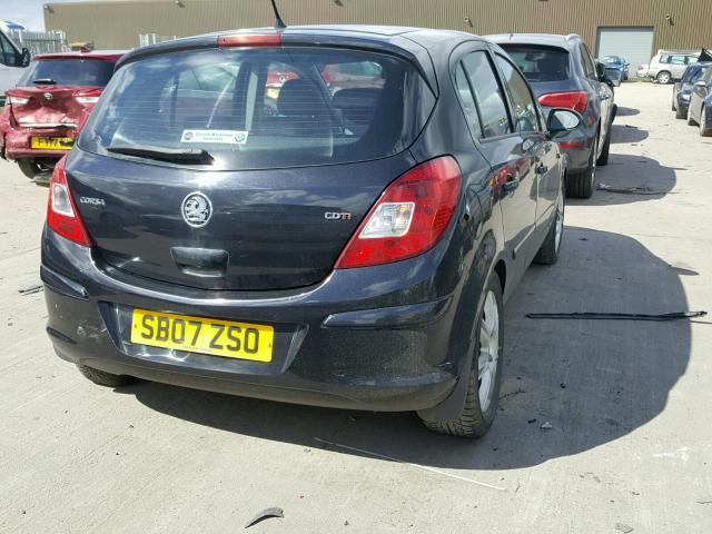 BREAKING - 2007 VAUXHALL CORSA DESIGN 1.3 DIESEL BLACK SAPPHIRE Z20R - Image 2