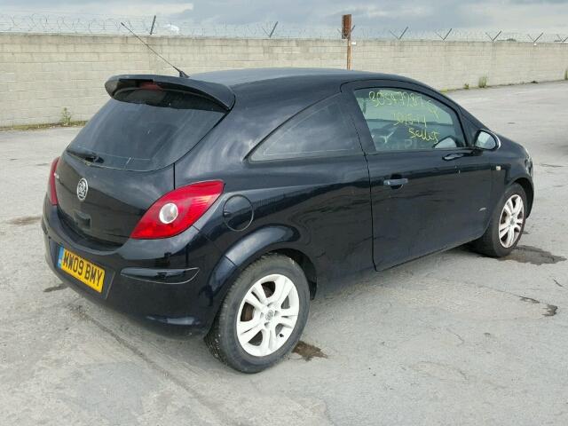 BREAKING - 2009 VAUXHALL CORSA ACTIVE 1.2 PETROL SAPPHIRE BLACK Z20R - Image 4