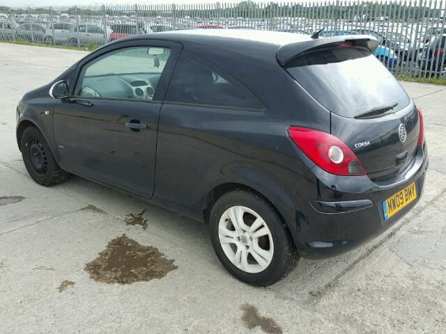 BREAKING – 2009 VAUXHALL CORSA ACTIVE 1.2 PETROL SAPPHIRE BLACK Z20R