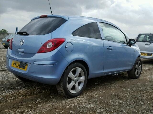 BREAKING - 2013 VAUXHALL CORSA ENERGY 1.4 PETROL CRINAN BLUE Z22R - Image 4