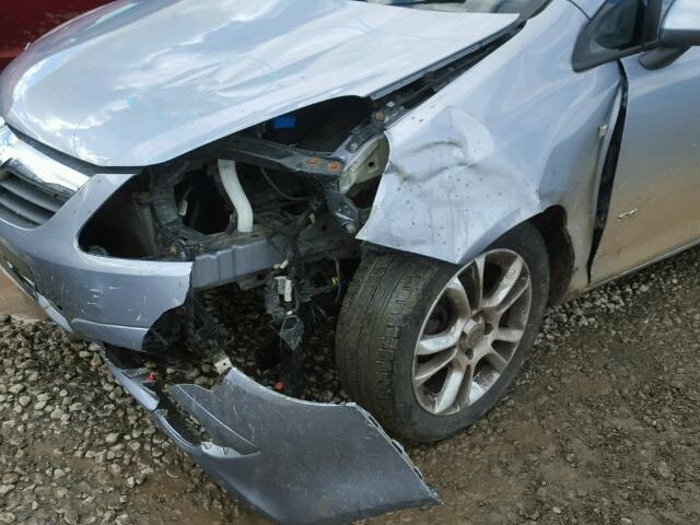 BREAKING - 2010 VAUXHALL CORSA SXI 1.4 PETROL LIGHTNING SILVER Z163 - Image 11