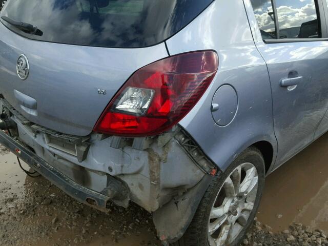BREAKING - 2010 VAUXHALL CORSA SXI 1.4 PETROL LIGHTNING SILVER Z163 - Image 10