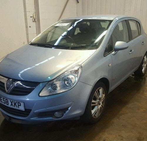 Vauxhall Corsa D 5 Door – Passengers Front Door – Air Blue Z21C
