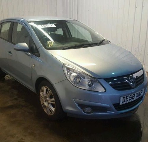 Vauxhall Corsa D 5 Door - Drivers Front Door - Air Blue Z21C