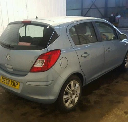 Vauxhall Corsa D 3 Door - Drivers Rear Door - Air Blue Z21C