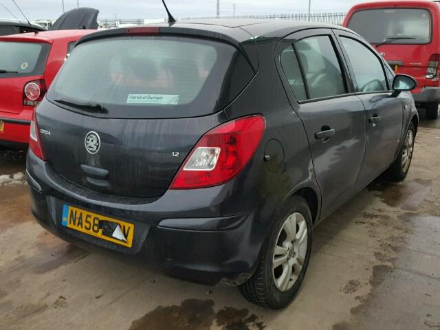 BREAKING - 2008 VAUXHALL CORSA ACTIVE 1.2 PETROL SAPPHIRE BLACK Z20R - Image 4