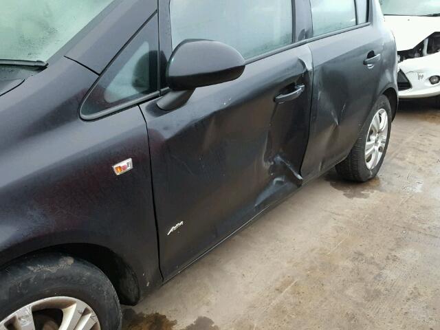 BREAKING - 2008 VAUXHALL CORSA ACTIVE 1.2 PETROL SAPPHIRE BLACK Z20R - Image 10