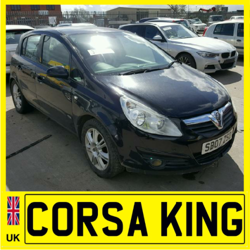 BREAKING – 2007 VAUXHALL CORSA DESIGN 1.3 DIESEL BLACK SAPPHIRE Z20R