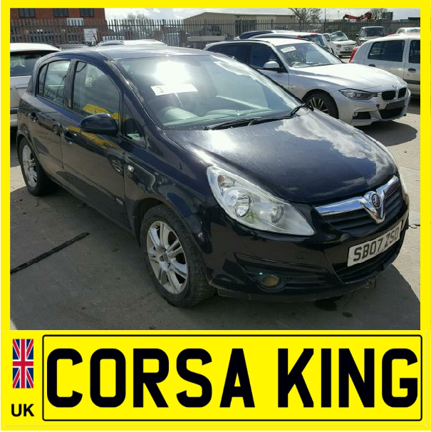 BREAKING – 2007 VAUXHALL CORSA DESIGN 1.3 DIESEL BLACK SAPPHIRE Z20R