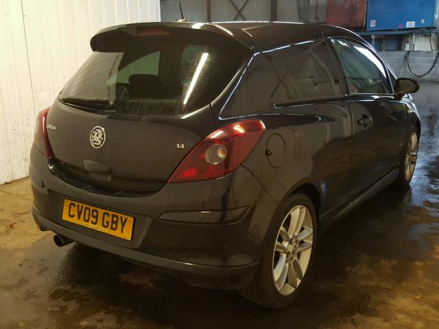 BREAKING – 2009 VAUXHALL CORSA SXI 1.4 PETROL SAPPHIRE BLACK Z20R - Image 4