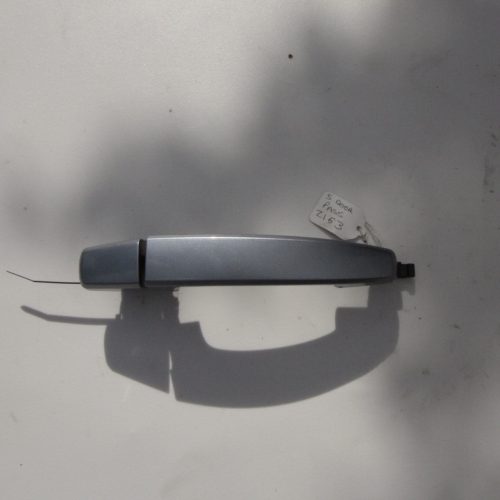Vauxhall Corsa D 5 Door - Front Passengers Side Door Handle - Star Silver Z163