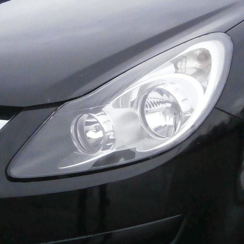 2007-2010 Vauxhall Corsa D - Pre-facelift Passengers Side Headlight / Headlamp - Black - 13217455