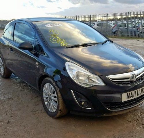 Vauxhall Corsa D - Drivers Side Wing Mirror & Cover - Black Sapphire Z20R