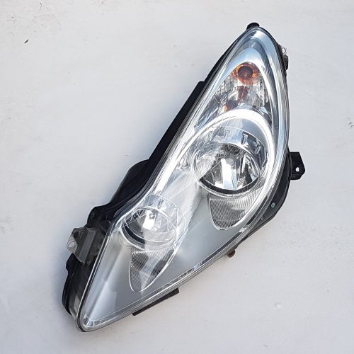 Vauxhall Corsa D - Pre-facelift Passengers Side Headlight / Headlamp - Chrome - 13186383