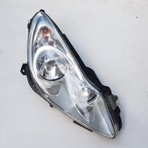 Vauxhall Corsa D - Pre-facelift Passengers Side Headlight / Headlamp - Chrome - 13186384