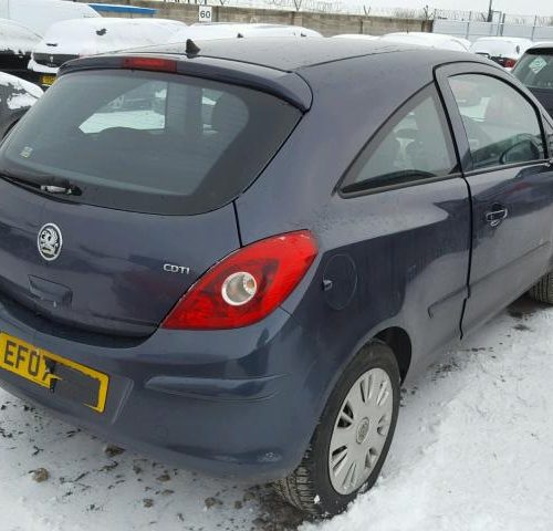 Vauxhall Corsa D – Rear Bumper – Royal Blue 20Z, 4DU, 02P & GEK