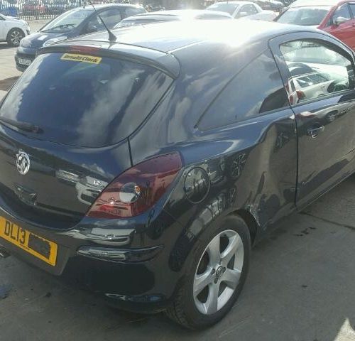 Vauxhall Corsa D - 3 Door Rear Bumper - Black Sapphire Z20R (Slight Damage)