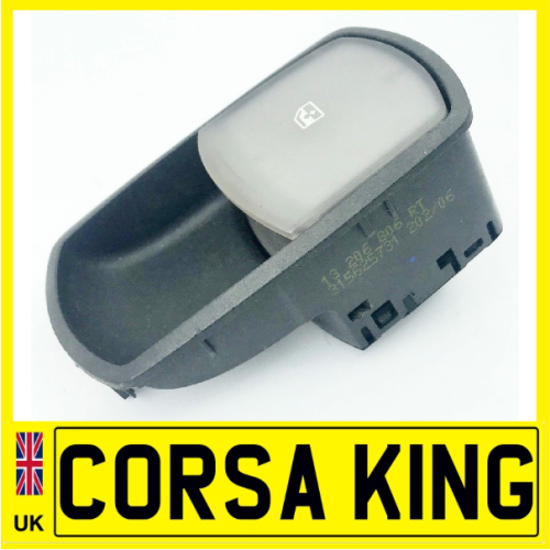 Vauxhall Corsa D – Illuminated Front Passenger Window Switch LH/NS – 13206806 RT