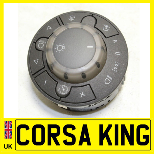 Vauxhall Opel Corsa D – Automatic Headlight Controls Switch With Front & Rear Fog light Controls – GM 13249403 EH