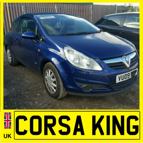 2009 VAUXHALL CORSA CLUB Ultra Blue Z4CU Z21B