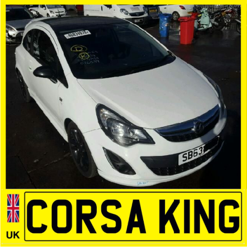 2013 VAUXHALL CORSA LIMITED EDITION GLACIER WHITE Z474 PETROL 1.2