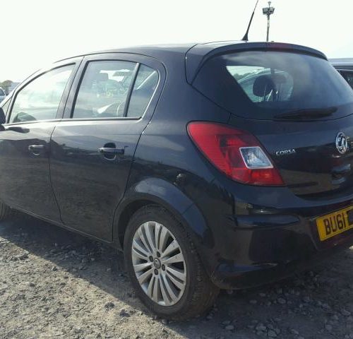 Vauxhall Corsa D 5 Door - Rear Passengers Side Door - Black Sapphire Z20R