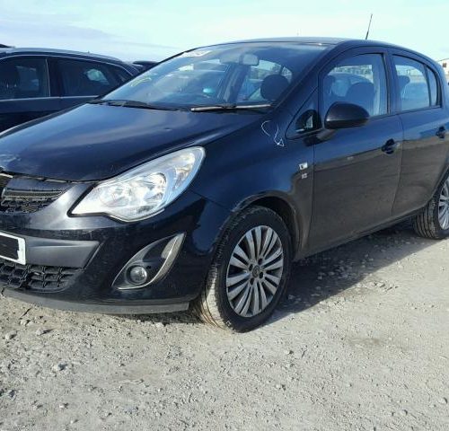 2011 Vauxhall Corsa D - 5 Door - Passenger Front Door - Black Sapphire Z20R