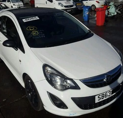 Vauxhall Corsa D White LTD 2013 Z474 Glacier Bonnet