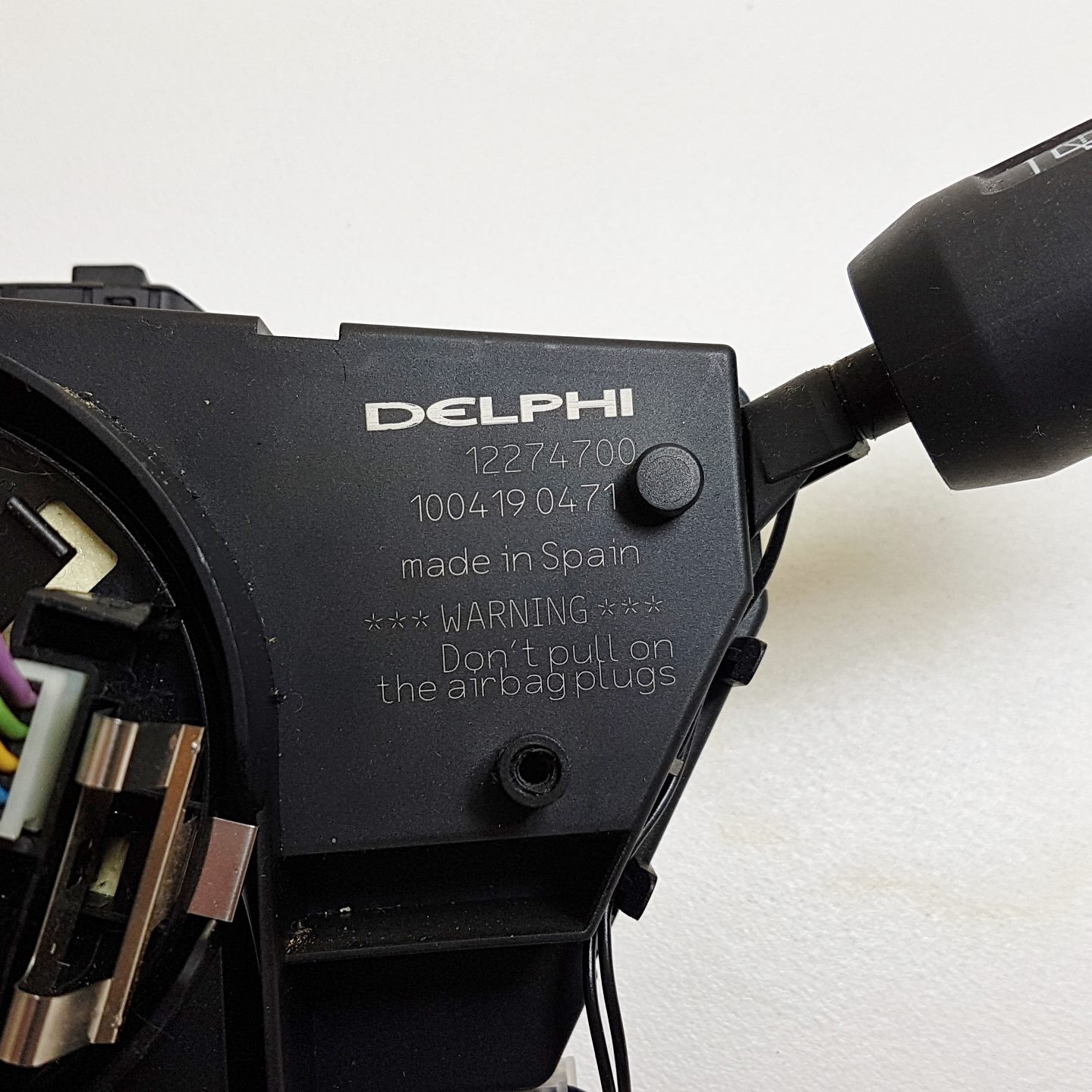Vauxhall Corsa D - Indicator & Wiper & Cruise Control Stalks / Central Comms Squib CIM - 13142283 - Image 4