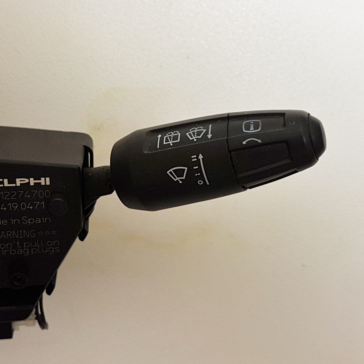 Vauxhall Corsa D - Indicator & Wiper & Cruise Control Stalks / Central Comms Squib CIM - 13142283 - Image 6