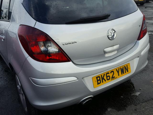 BREAKING - 2012 VAUXHALL CORSA SXI SOVEREIGN SILVER Z176 PETROL 1.2 - Image 5