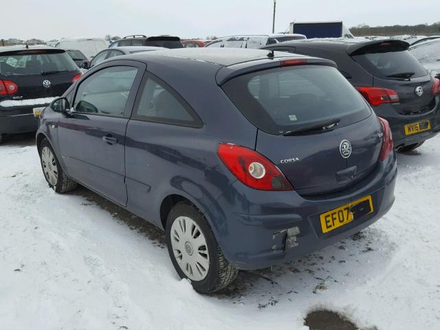 BREAKING - 2007 3 DOOR VAUXHALL CORSA CLUB 1.3 DIESEL METRO BLUE Z168 - Image 5