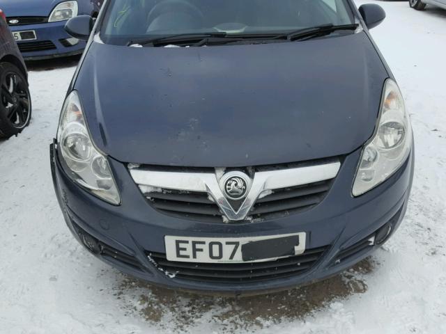 BREAKING - 2007 3 DOOR VAUXHALL CORSA CLUB 1.3 DIESEL METRO BLUE Z168 - Image 8