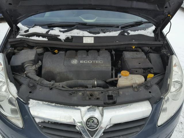 BREAKING - 2007 3 DOOR VAUXHALL CORSA CLUB 1.3 DIESEL METRO BLUE Z168 - Image 9