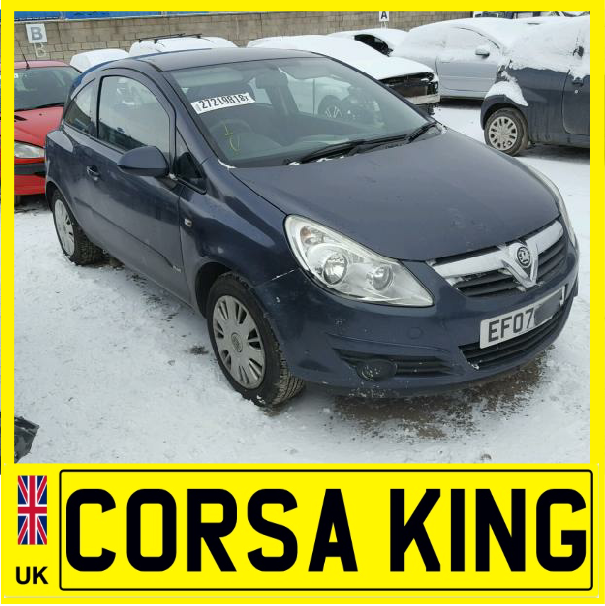 2007 3 DOOR VAUXHALL CORSA CLUB 1.3 DIESEL METRO BLUE Z168
