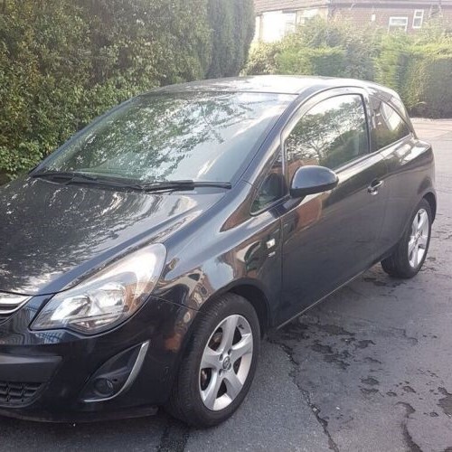 Vauxhall Corsa D 3 Door - Passenger Side Door - Carbon Flash Black Z22C GAR