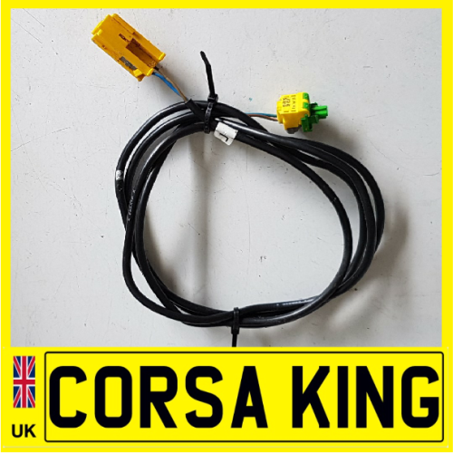 VAUXHALL CORSA E DRIVERS SIDE SEAT AIRBAG WIRE CABLE & CONNECTORS 13237376