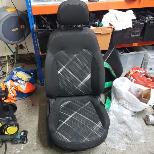 2016 VAUXHALL CORSA E LIMITED EDITION 3 DOOR DRIVER SIDE FRONT SEAT + AIRBAG