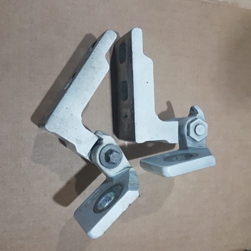 Vauxhall Corsa D & E 3 Front Door Hinges (Pair) White