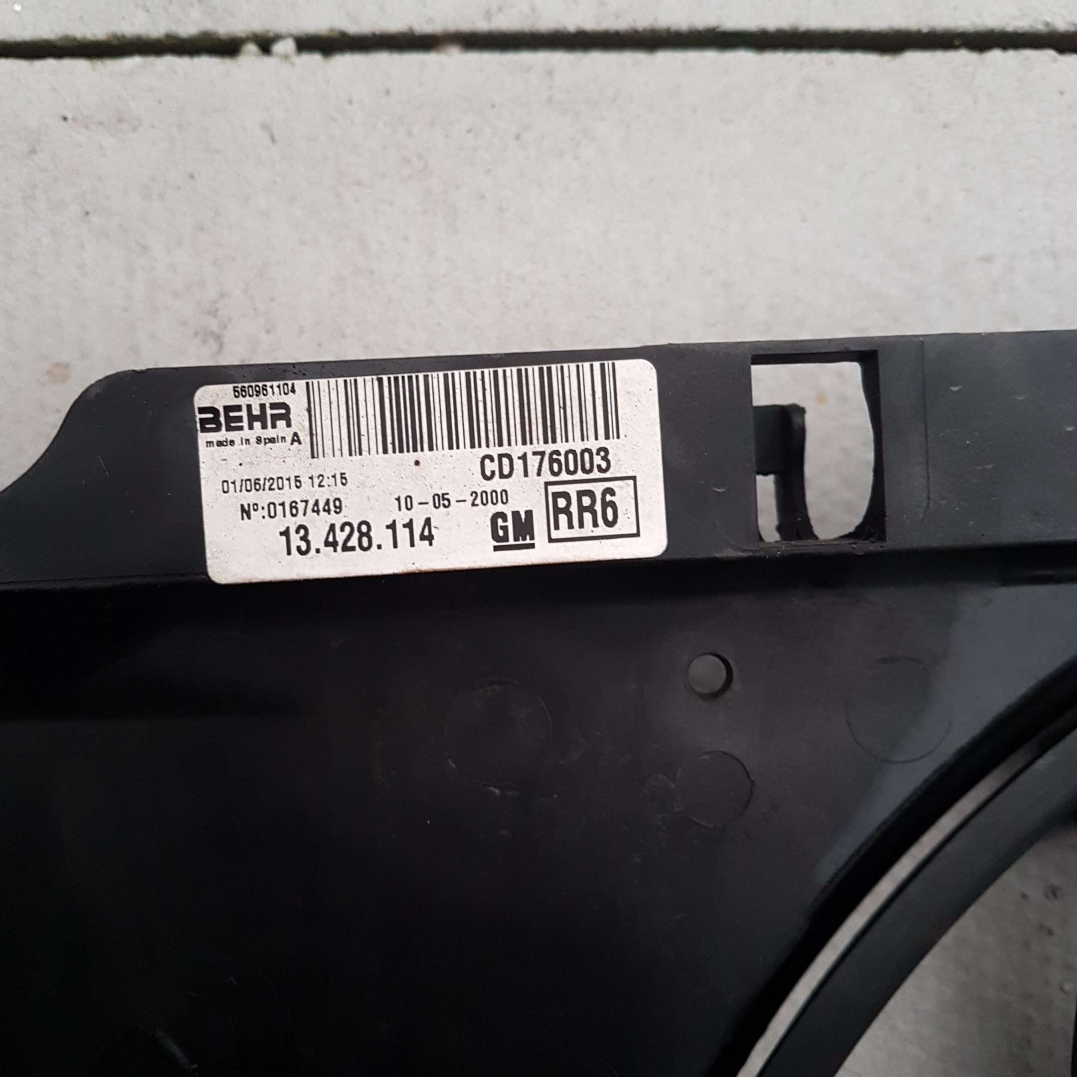 2015-2018 Vauxhall Opel Corsa E 1.2 1.4 Petrol Radiator Fan GM (2 plug, For Aircon Models)