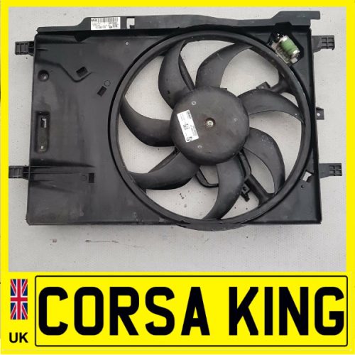 2015-2018 Vauxhall Opel Corsa E 1.2 1.4 Petrol Radiator Fan GM (2 plug, For Aircon Models)