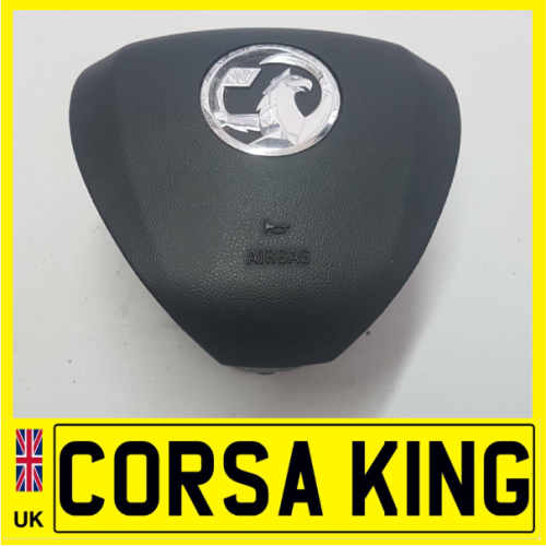 VAUXHALL CORSA E 2015-19 DRIVERS SIDE STEERING WHEEL AIRBAG GM 19496297