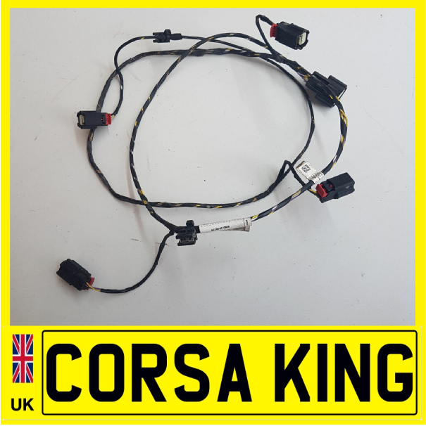 15-18 VAUXHALL CORSA E FRONT BUMPER PARKING SENSOR WIRING LOOM HARNESS 13359491
